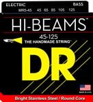 DR Strings MR545 Hi Beam 5-String Electric Bass Guitar Strings 45-125 Front View